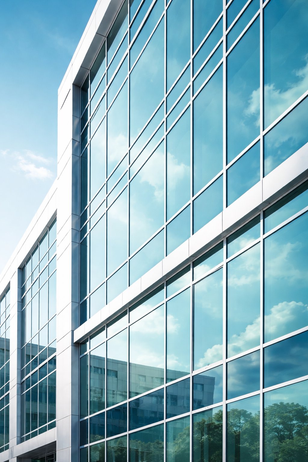 Medical office building curtain wall