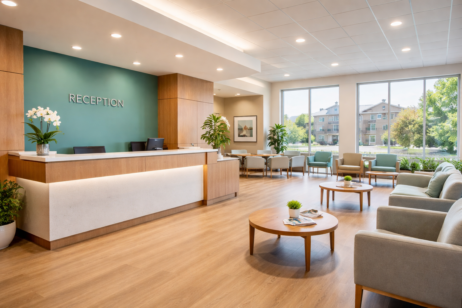 Primary care clinic reception